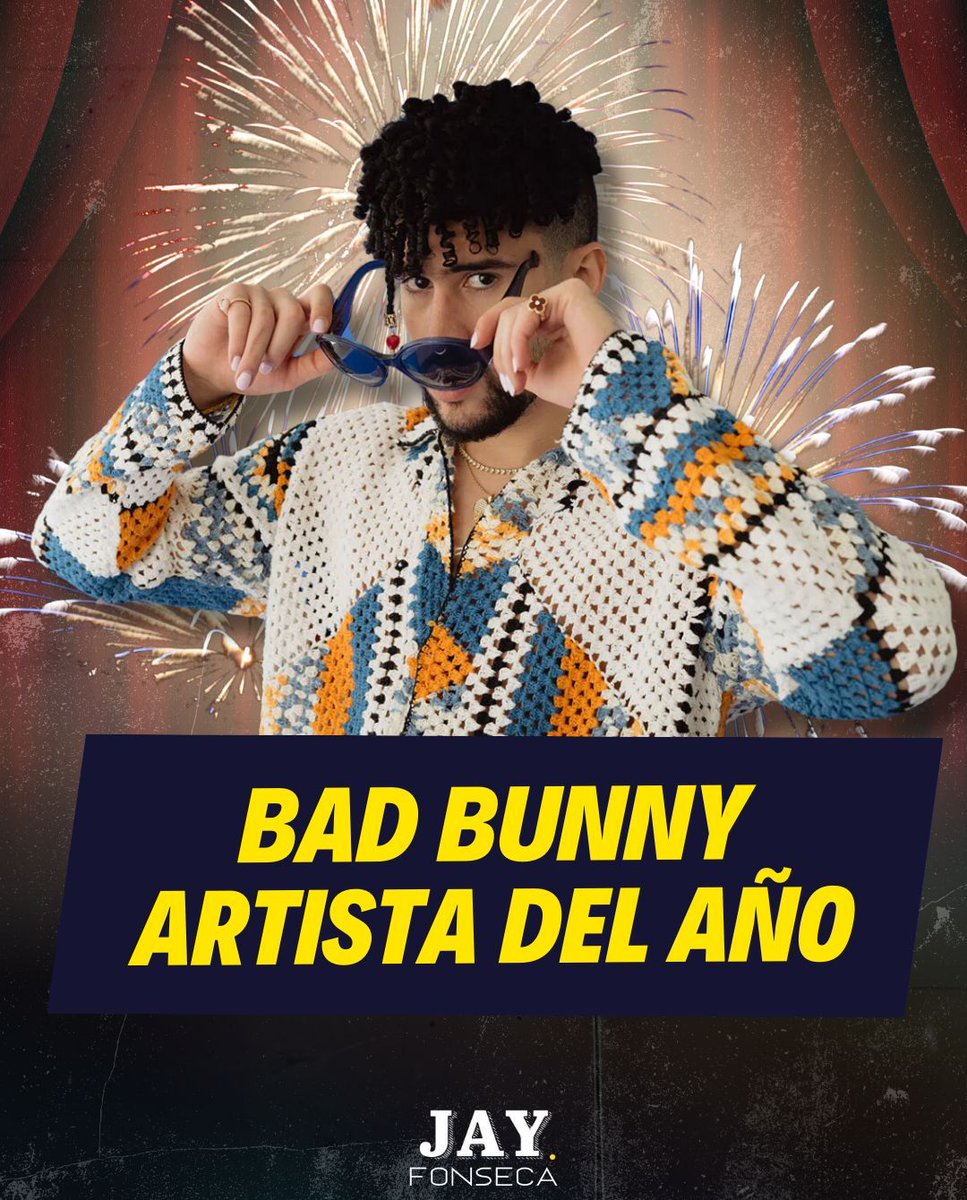 🏆 Por quinto año consecutivo Bad Bunny fue galardonado con el premio a mejor artista del año en los Premios Billboard 2024.

🐰 Adicional a esto, Benito se alzó con el galardón al álbum latino por su disco “Nadie sabe lo que va a pasar mañana” y también con el de artista
