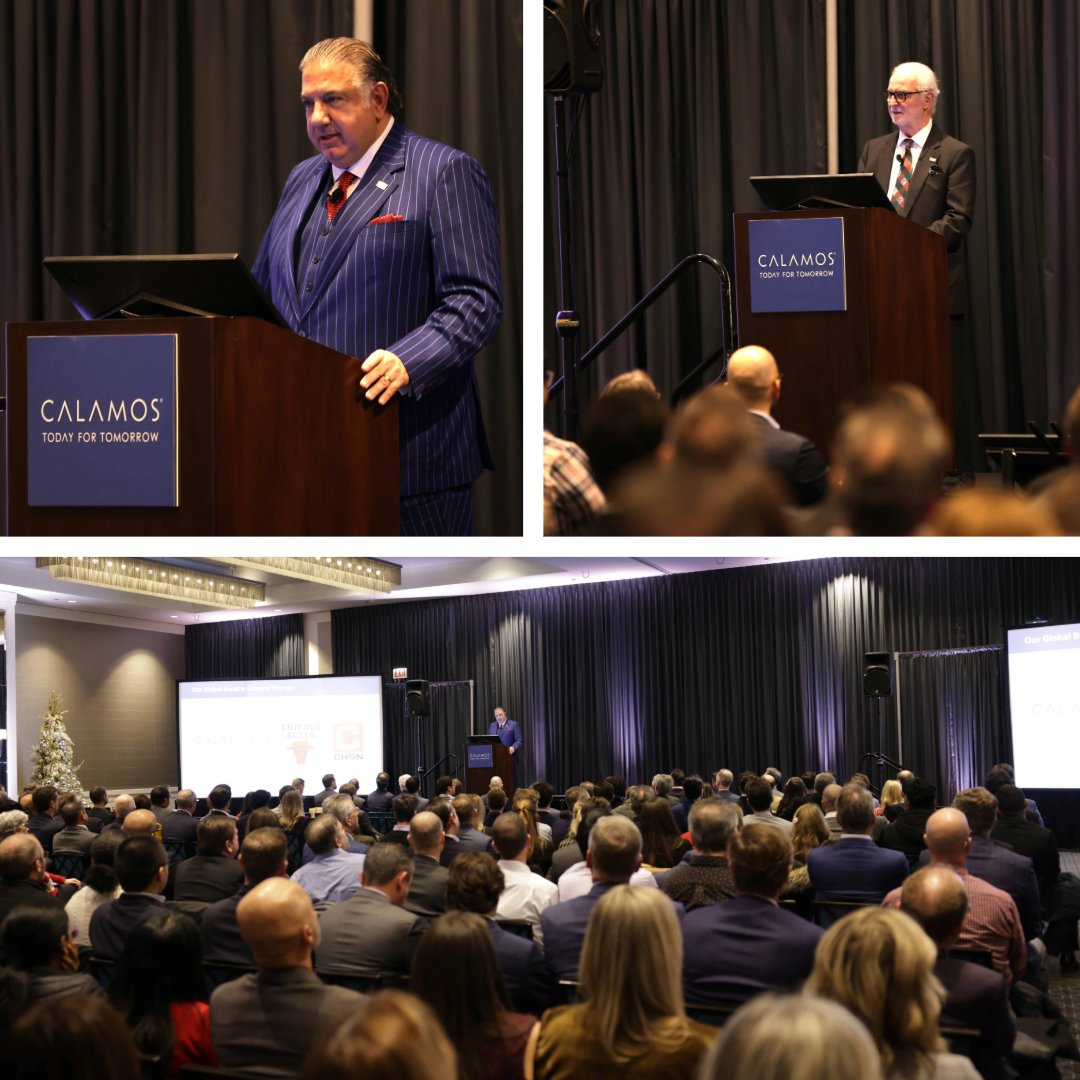 “Our commitment to creating tomorrow starts today,” remarks President &amp; CEO <a href="/JKoudounis/">John Koudounis</a> at our firm-wide town hall, along w/ remarks from Founder, Chairman, &amp; Global CIO, John P. Calamos, Sr.