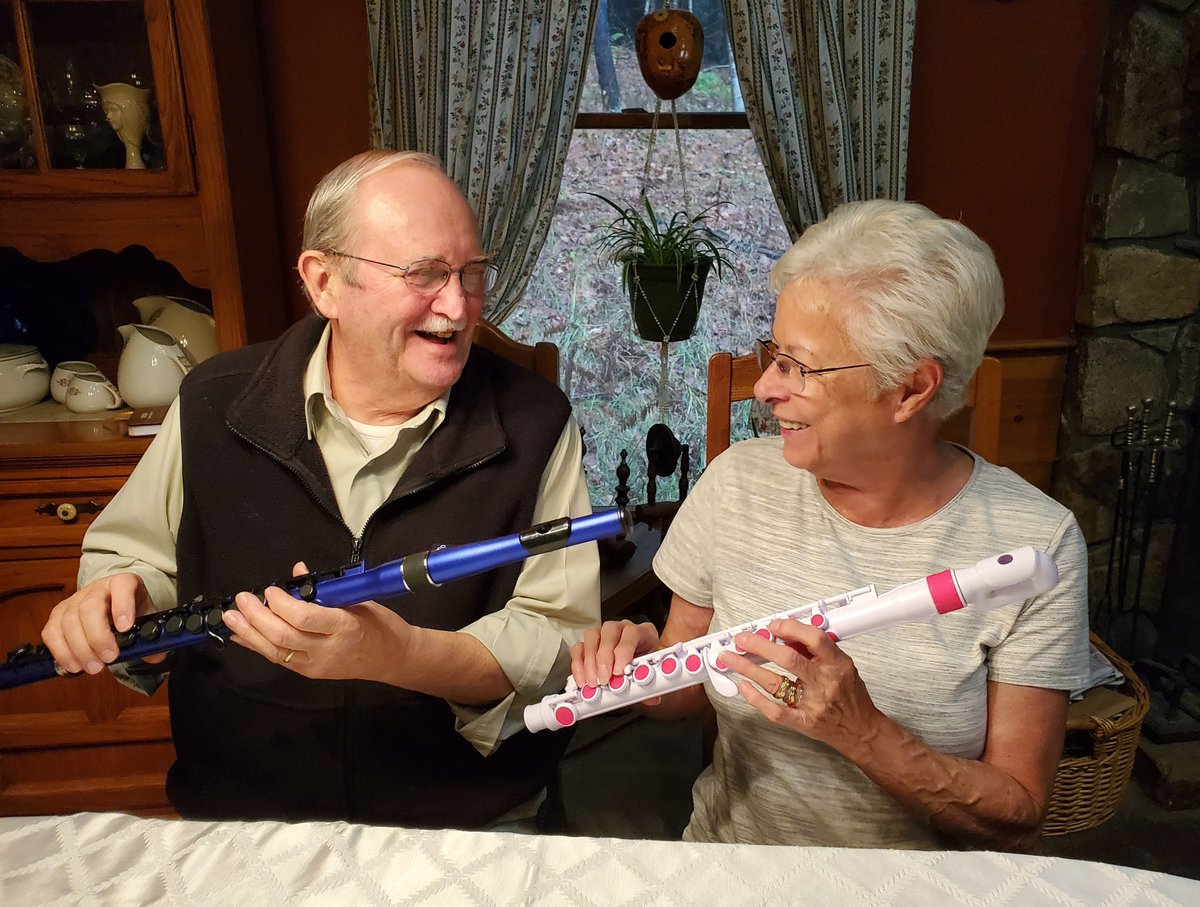 "Nuvo isn't just for kids!"
-Diane, 69 year old Nuvo player
.
Diane found Nuvo when she broke her wrist this year and needed a lightweight flute during her recovery. She loves her Nuvo flute so much that it will remain a lightweight travel and practice instrument. 🎶
#nuvo #music