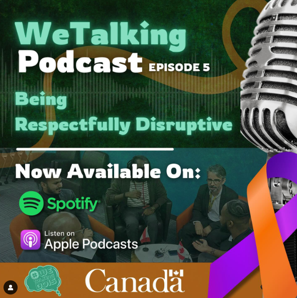 CanHCBarbados's tweet photo. Our @CanadaTandT colleagues sat down with our friends @BoisTalking for an inspiring discussion on how #CaribbeanMenCan help #EndSGBV by being #RespectfullyDisruptive!
Check out the latest #WeTalking podcast 🎧 https://t.co/2dX1t4sxsj
#CanadaCaribbean https://t.co/bZsQ1p8hir