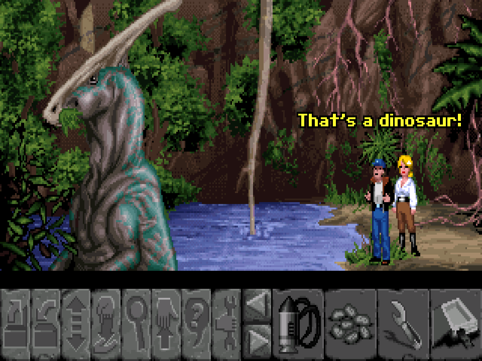 theropodsgame's tweet photo. PROOF that adding dinosaurs to an adventure game makes it an instant classic. 🦖 https://t.co/YLJOM1ystc