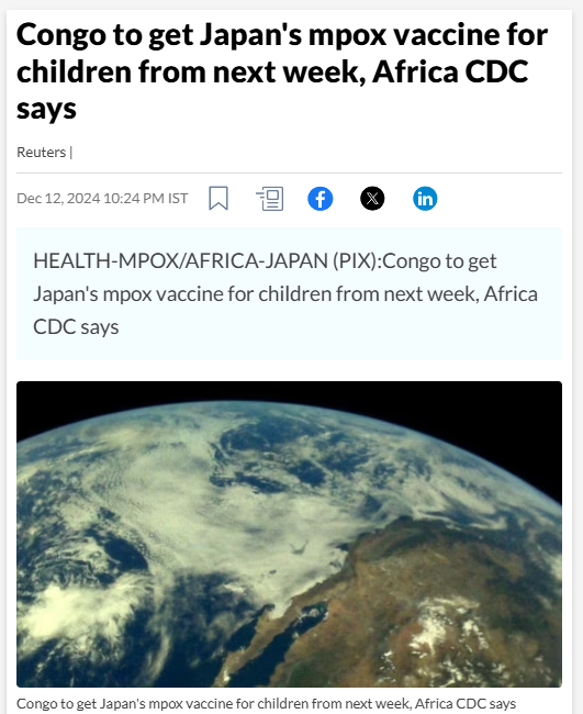 awakenindiamvmt's tweet photo. Congo to get Japan's #mpox #monkepox vaccine for children, does anyone care  about the side effects from the  #LC16m8 vaccine?

https://t.co/jhitFryoBc
https://t.co/ekstWKRDW0 https://t.co/T6xuDw3y56