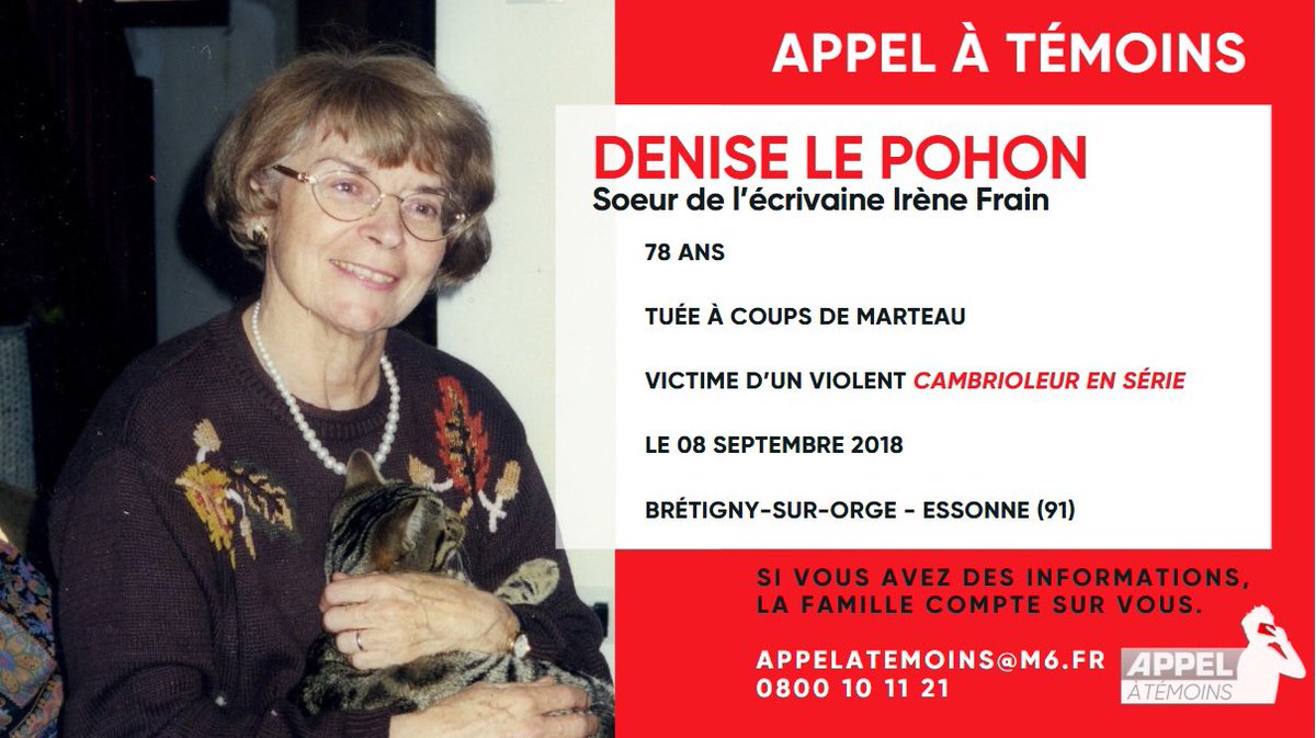 Il est toujours en liberté , il a fait plusieurs victimes qu'il a frappé à coups de marteaux, vous pouvez nous aider anonymement. Lundi soir 21h10 appel à témoins sur <a href="/M6/">M6</a> #appelatemoins