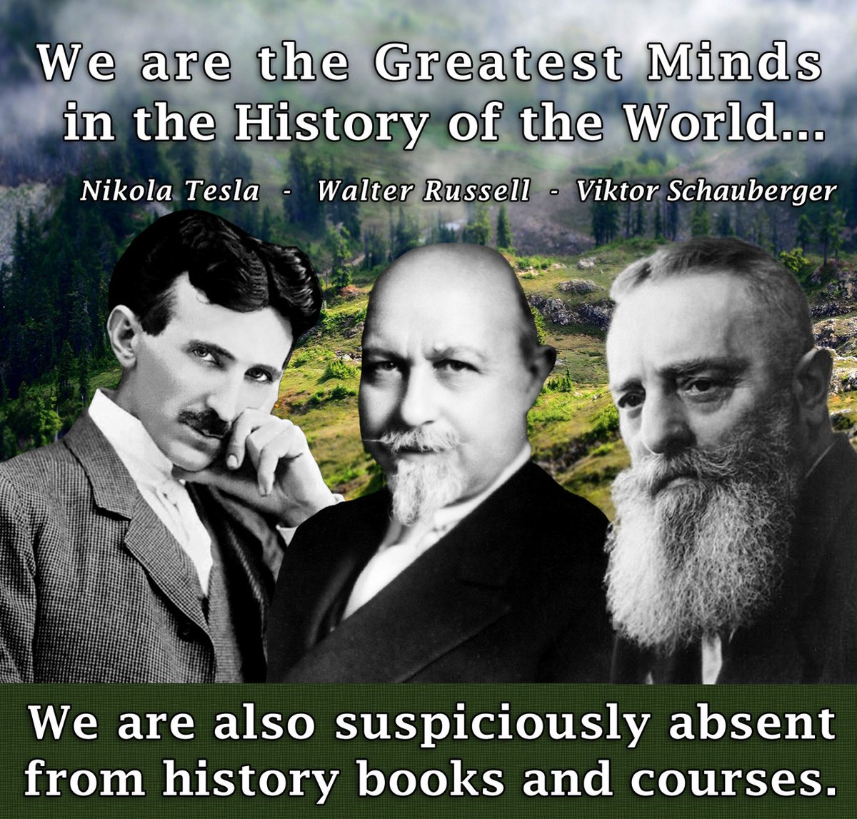 The GREATEST scientists of all time have one thing in common.  They all acknowledge the Creator as the Mind behind Nature.  Perhaps now, you may be ready to learn more about these great minds.