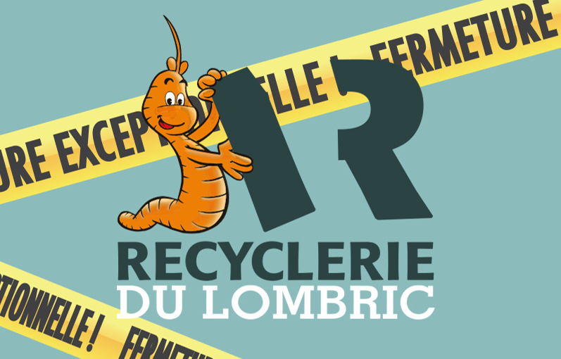 La Recyclerie du Lombric a fermé ses portes le 13 décembre 2024 pour des travaux de rénovation de plusieurs mois.
En attendant la réouverture de notre chère Recyclerie, vous pouvez vous rendre à la Recyclerie In’pact de Vernou la Celle et la Ressourcerie éphémère Endana à Cesson.