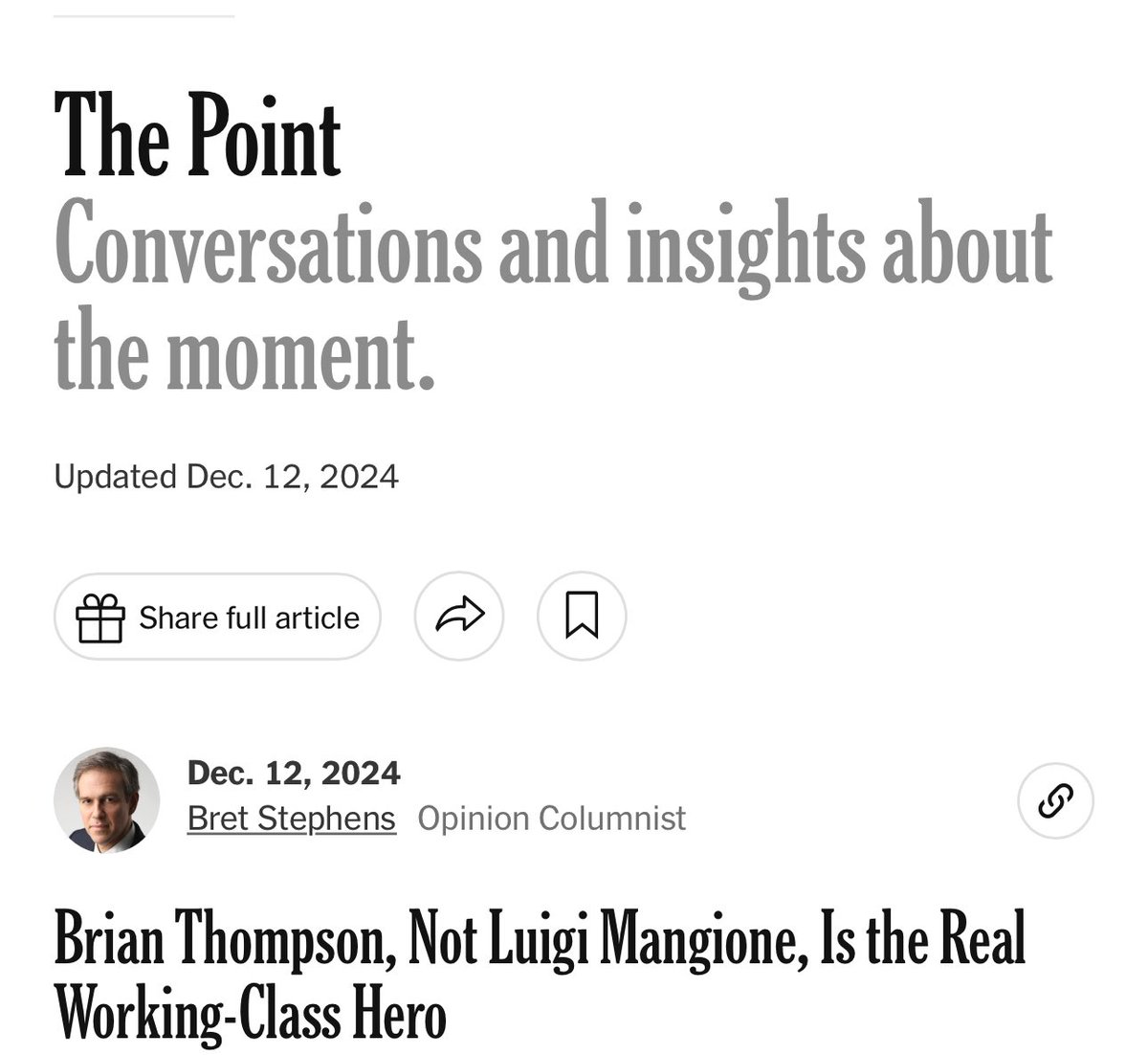 The establishment is terrified.