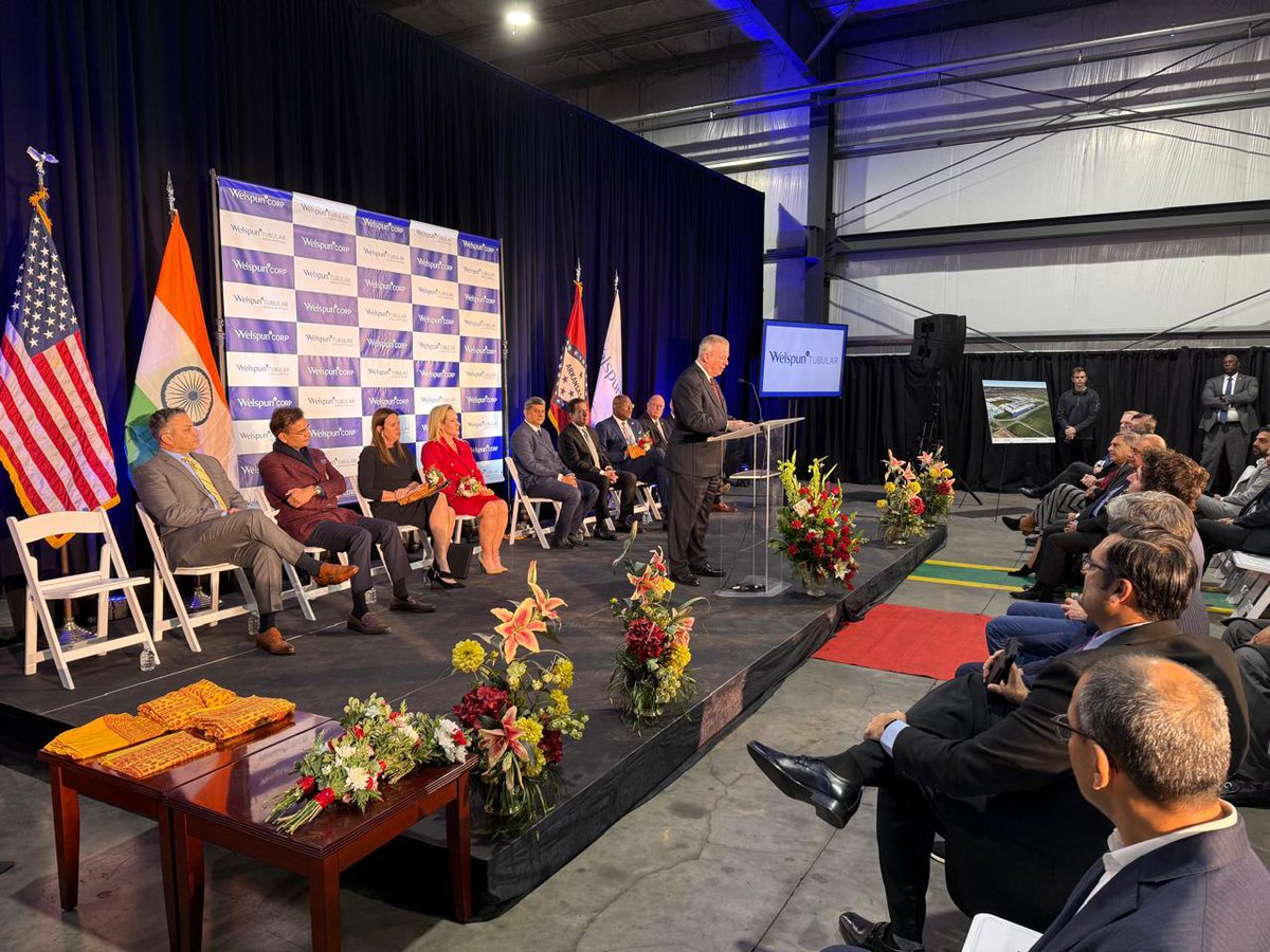 WelspunWorld's tweet image. Here's a roundup of glimpses from the groundbreaking ceremony held at Welspun Corp's Little Rock facility for the expansion of its HFIW pipe portfolio.

Swipe for more pictures

#WelspunWorld #WelspunCorp #LinePipe #EveryHomeToEveryHeartWelspun