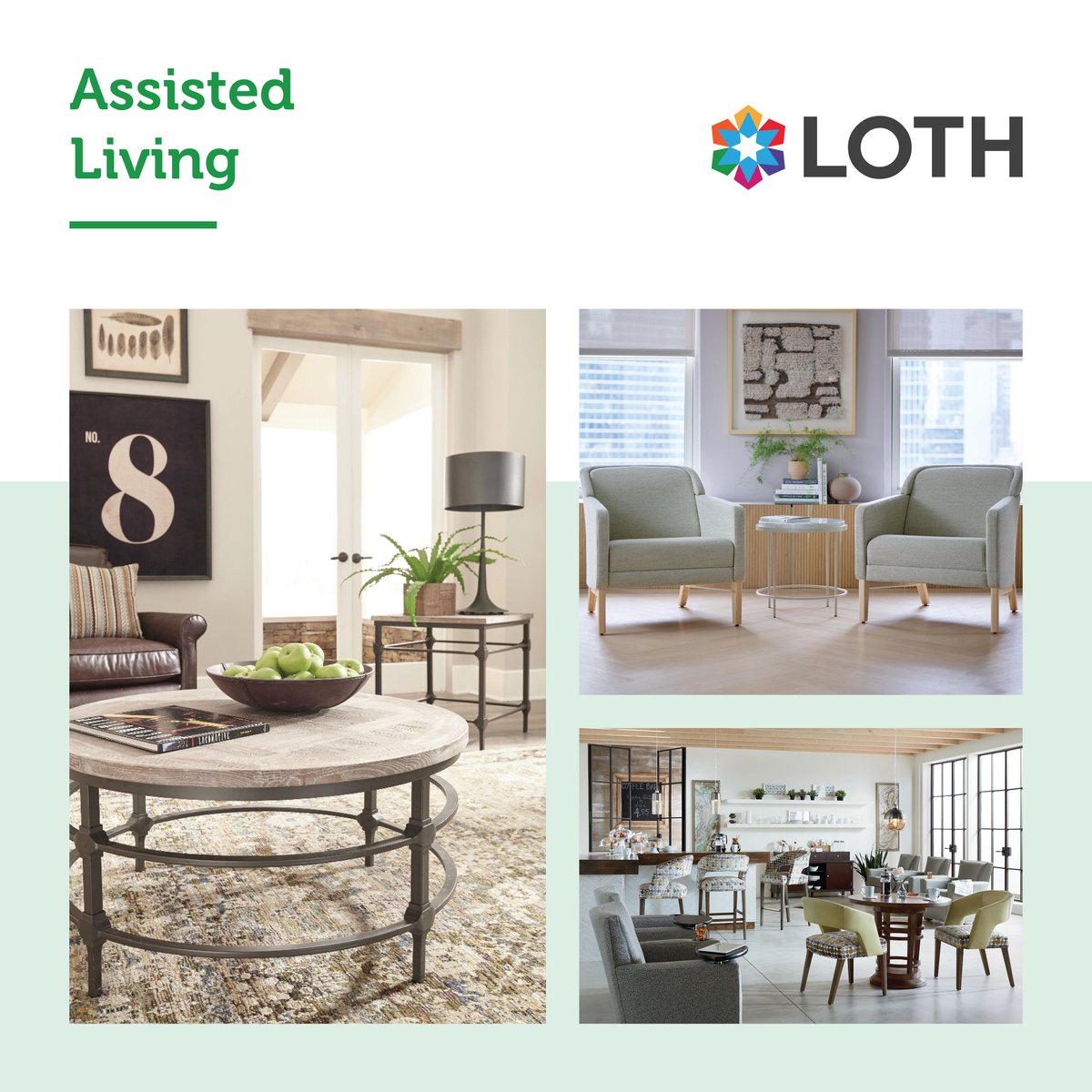 Our latest furniture collection for assisted living is here! Thoughtfully designed to balance comfort, style, and functionality, these pieces help create warm, inviting environments that feel like home.

Transform your assisted living spaces today-tinyurl.com/bdh9urh3