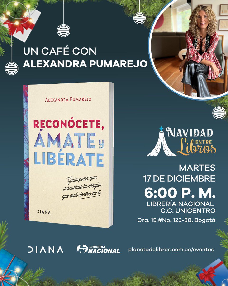 BUENAS NOTICIAS!! Voy a dar una conferencia COMPLETAMENTE GRATIS para que te RECONOZCAS, AMES y LIBERES! Una conferencia especialmente para que JAMÁS dudes que eres VALIOSA/O POR EXISTIR!! ⭐️✨

📆 Martes 17 de diciembre 
📍Unicentro de la 127. (Frente a Panamericana)
🕣 6PM