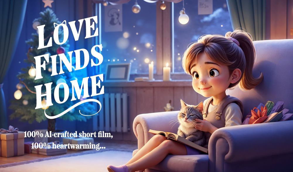 Uzun zamandır üzerinde çalıştığımız ve bizi heyecanlandıran bir projeyi sizlerle paylaşmanın tam zamanı.

Madam Martha olarak, yapay zeka teknolojisinin yaratıcı sınırlarını keşfettiğimiz bir yolculuğa çıktık ve "Love Finds Home" adlı kısa filmimizi yarattık. Bu filmin en önemli