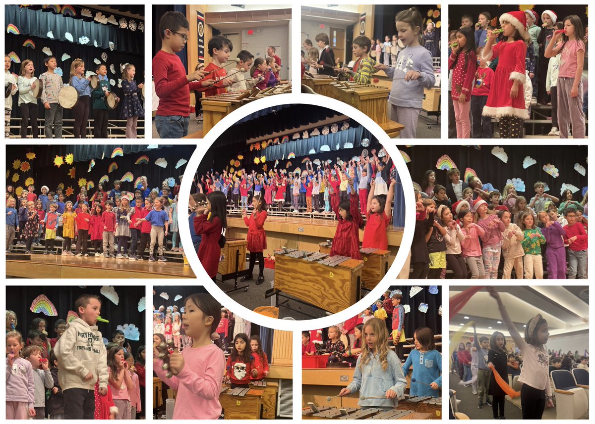 Our second graders brought pure joy to the stage with their performance of "Happiness" today! #RomonaROCKS