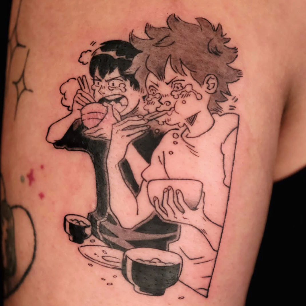 meeshell___'s tweet image. Late post but I finally got the good bois tattooed the other day 😭❤️❤️❤️

#haikyuu #hinatashoyo #kageyamatobio #kagehina #tattoo