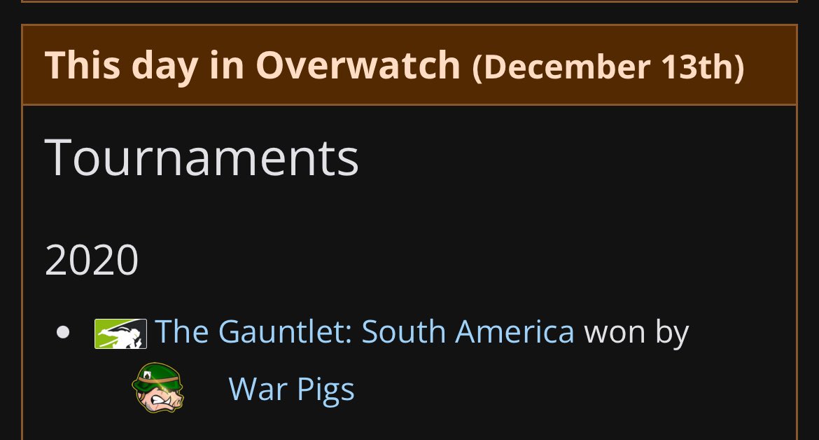 Hoje faz 4 anos em que a gente ganhou o Gauntlet SA, o último camp SA do Overwatch 1

Quem estava lá sabe o quanto esse dia foi bom pro cenário 🐷