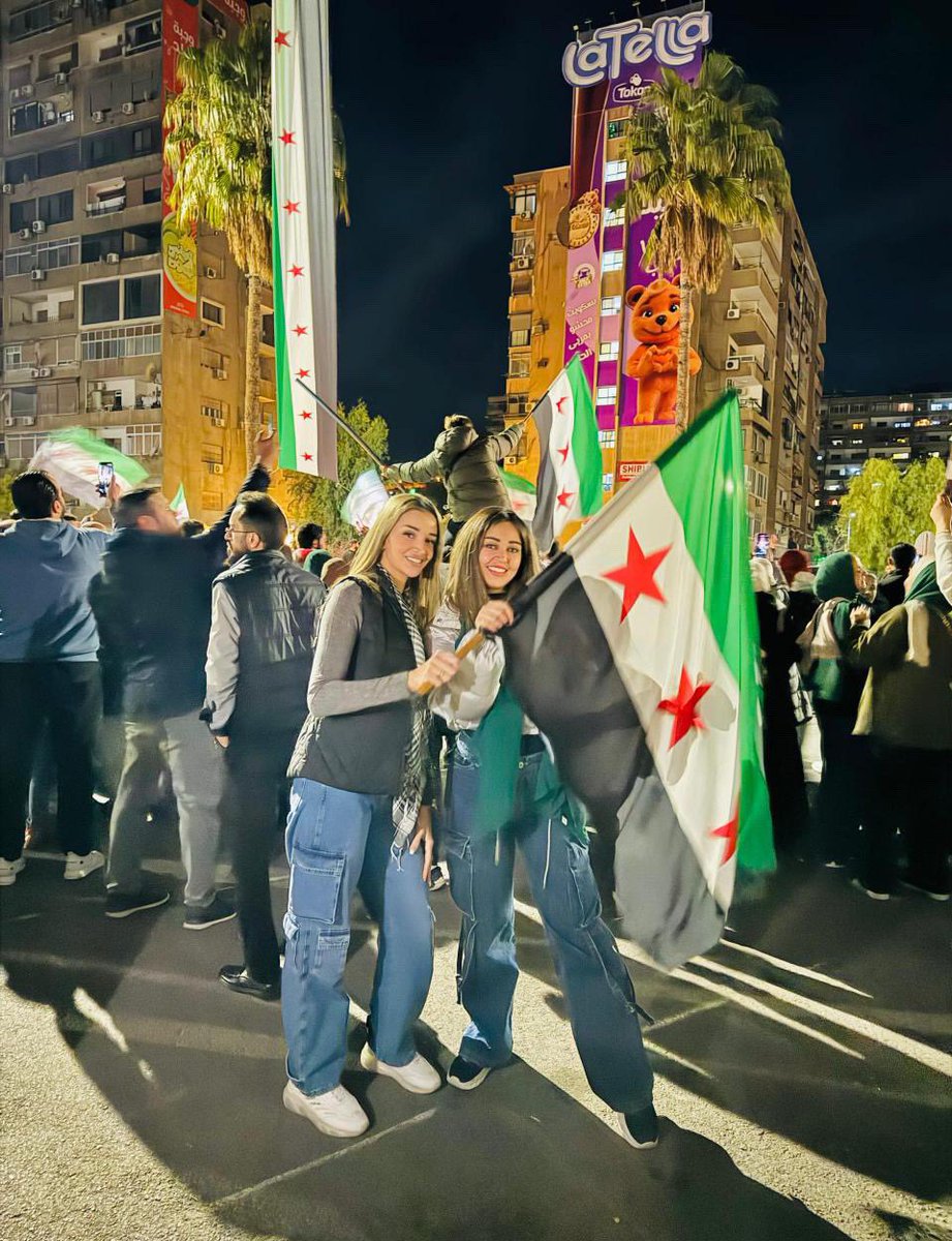 Damascus was celebrating today, so does all of Syria.