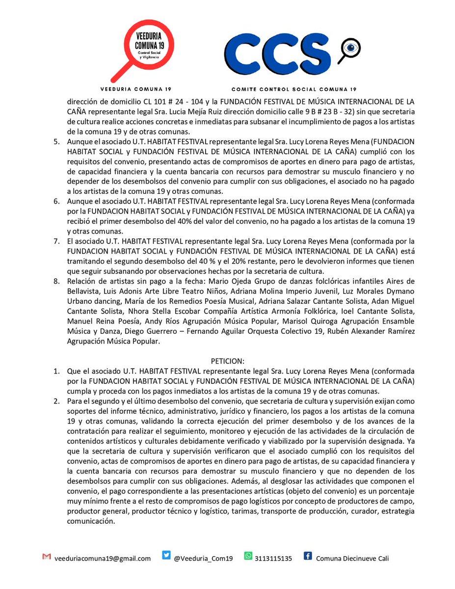 Comuna 19 tweet media