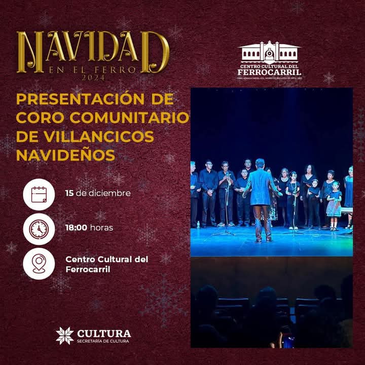 #CarteleraFindeSemana

Las actividades decembrinas continúan todo el fin en el Centro Cultural del Ferrocarril 🎄🚂
#Pachuca 
#SiempreHayAlgoQueHacer