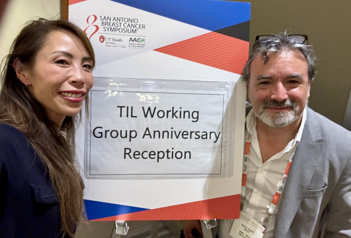 TILsWorkGroup's tweet image. Celebrating 10yrs of #til in #BreastCancer #sabcs24