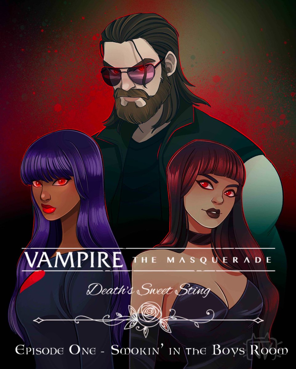 Tomorrow night #vamily we bring you our own little Christmas gift, 6PM ET Deaths Sweet Sting! A three shot of our Chicago Folio. 

Join Kinloc, Cressida and Desdemona as they go to the Succubus Club. Nothing can go wrong. Right?