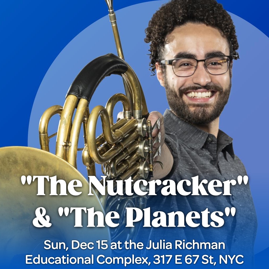 TŌN presents a FREE holiday season concert this Sunday on the Upper East Side of Manhattan with NYC’s All-City High School Orchestra. Music by Tchaikovsky, Johann Strauss II, Borodin, and Holst. Advance RSVP requested. ton.bard.edu/events/nutcrac…