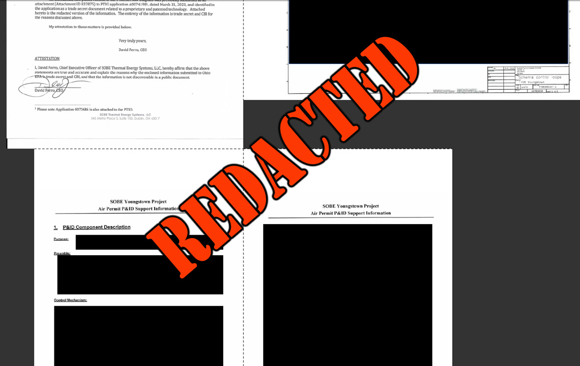 "Ohio Environmental Protection Agency <a href="/OhioEPA/">Ohio EPA</a>  granted 'trade secret protection' to SOBE Thermal for its proposed" #pyrolysis to heat rubber tire chips into synthetic gas at its #Youngstown facility - BUT folks need to see risks to health &amp; safety of community.
via <a href="/dskolnick/">David Skolnick</a>