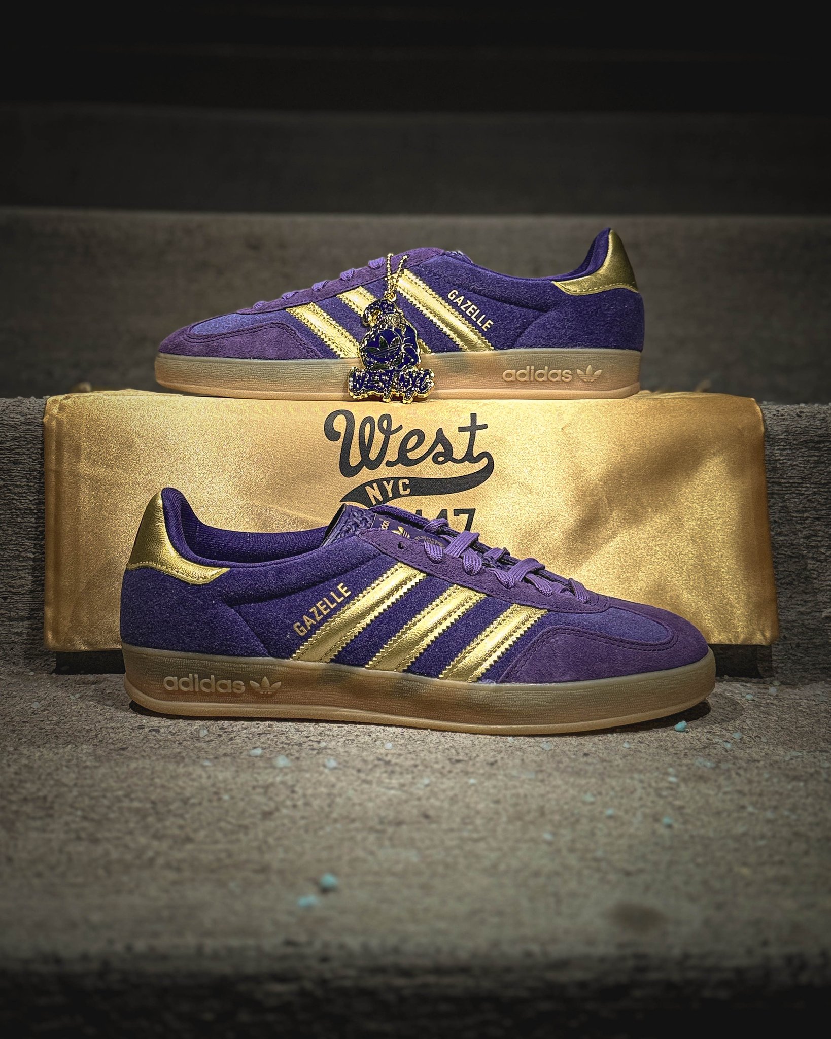 adidas x West NYC ☆ Gazelle Indoor ‘Wizard’ West NYC x Adidas Gazelle 'Wizard' Release Date