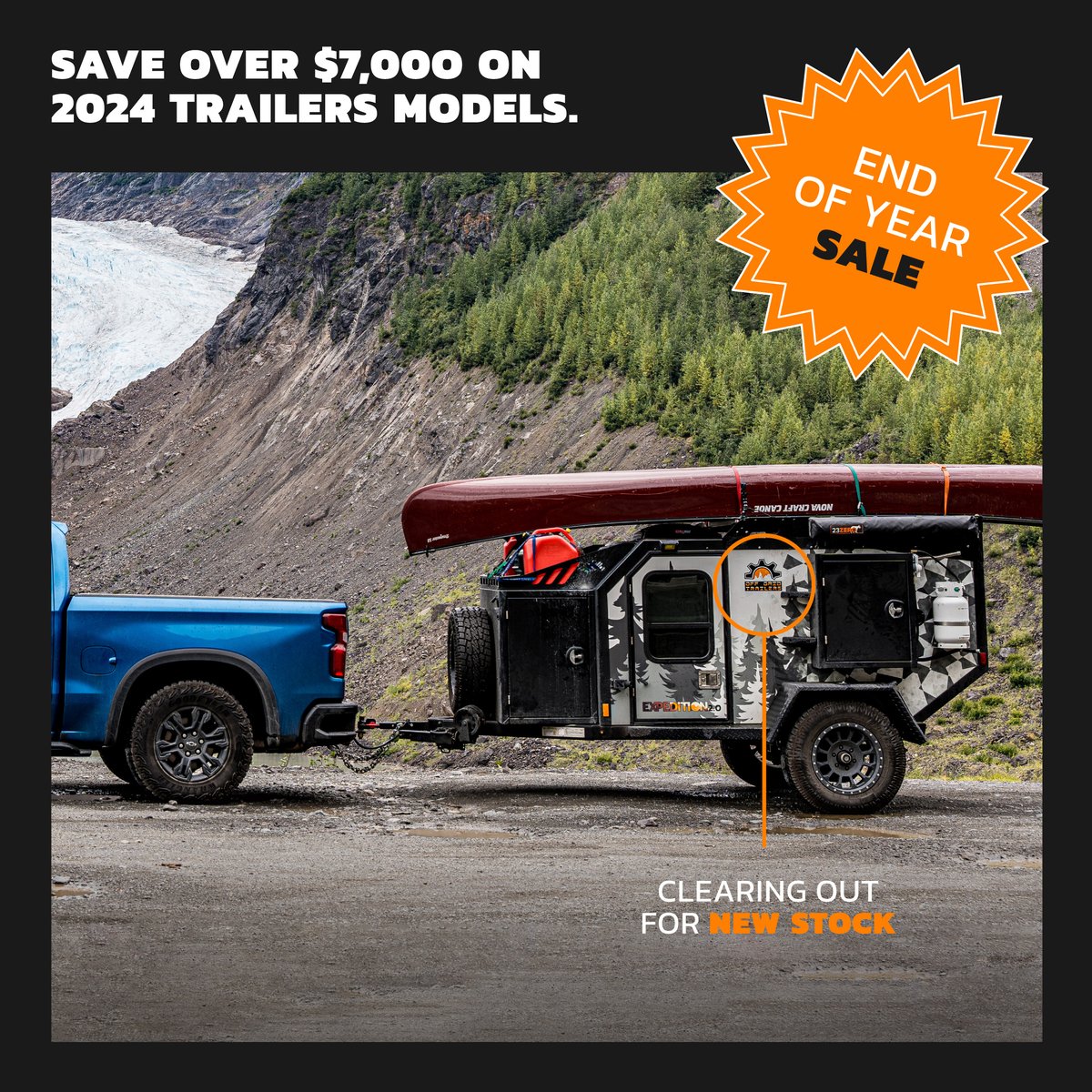 offgridtrailers's tweet photo. End of the trail, start of your adventure! ๐
โจSave up to $7,000 on 2024 models as we make way for the new and improved 2025 lineup. Donโt miss your chance to hit the road with incredible savings! โณ
๐Escape Today: https://t.co/RXWt6KuyAY
#OffGridTrailers #WakeUpInTheWild https://t.co/y88LVXjgBV