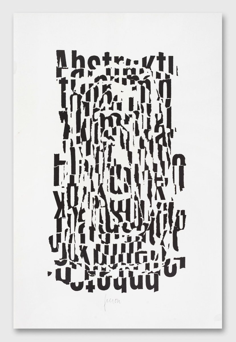Franz Mon, Abstrakt, 1967