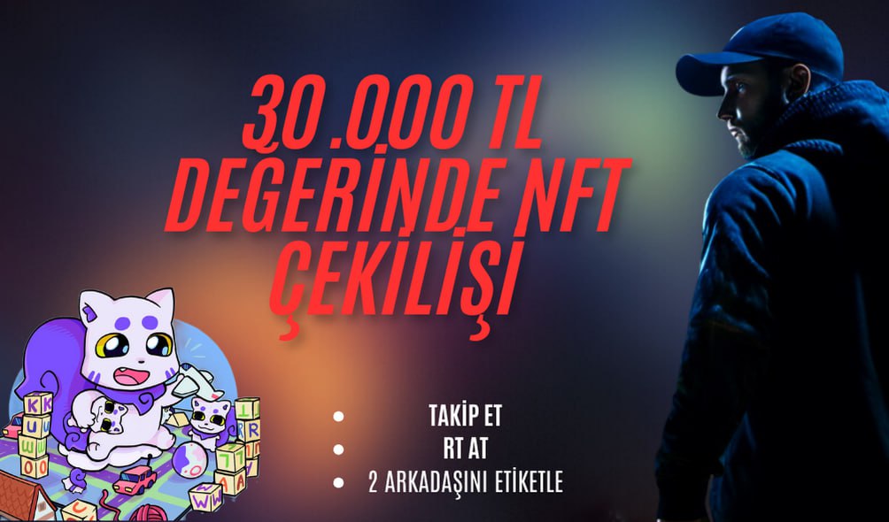 mericfi's tweet photo. 30.000 TL DEĞERİNDE ÇEKİLİŞ 💸💸

1 kişiye Floor'u 860$ olan Kumo Nft hediye ediyorum, katılmak için;
- Takip et @Kumo_TheKat 
- RT at
- 2 kişi etiketle
⏰ 48 saat

Kumo Sui ağında OG koleksiyon ve bir çok airdrop alacaklar. Çekilişi siteden sonuçlandırıp linki paylaşacağım 🤝