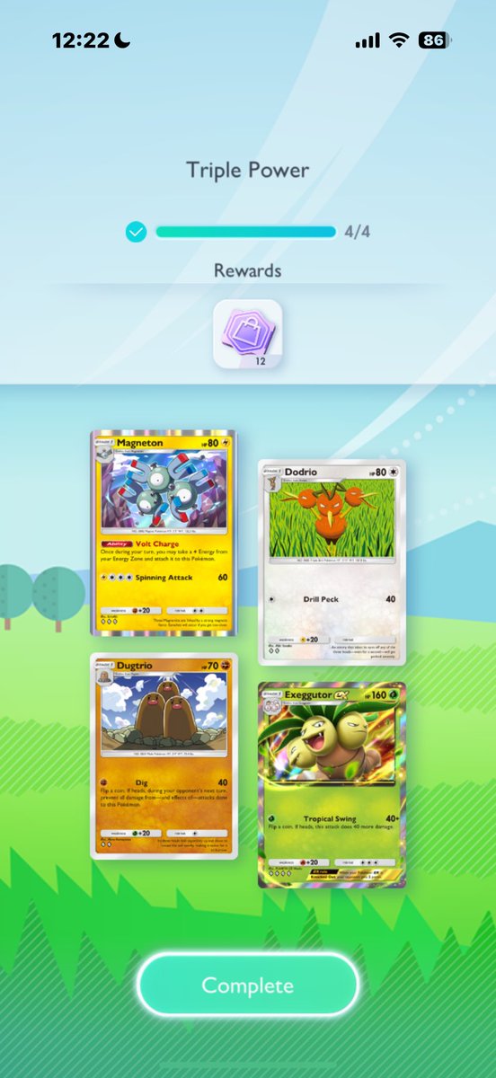 2Muppets1Game's tweet photo. Day 30 of the #GodPackHunt and it’s a big one! 🎉 We finally completed our Triple Power Collection! Dugtrio was one of the last 5 cards we needed to edge closer to the 150 challenge. Only a few left to go. Let’s keep the momentum rolling! 🌟
Which cards are you still hunting? 🤔 #PokemonTCGPocket #PackOpening #TriplePowerCollection #Pokemon150 #TCGPocket