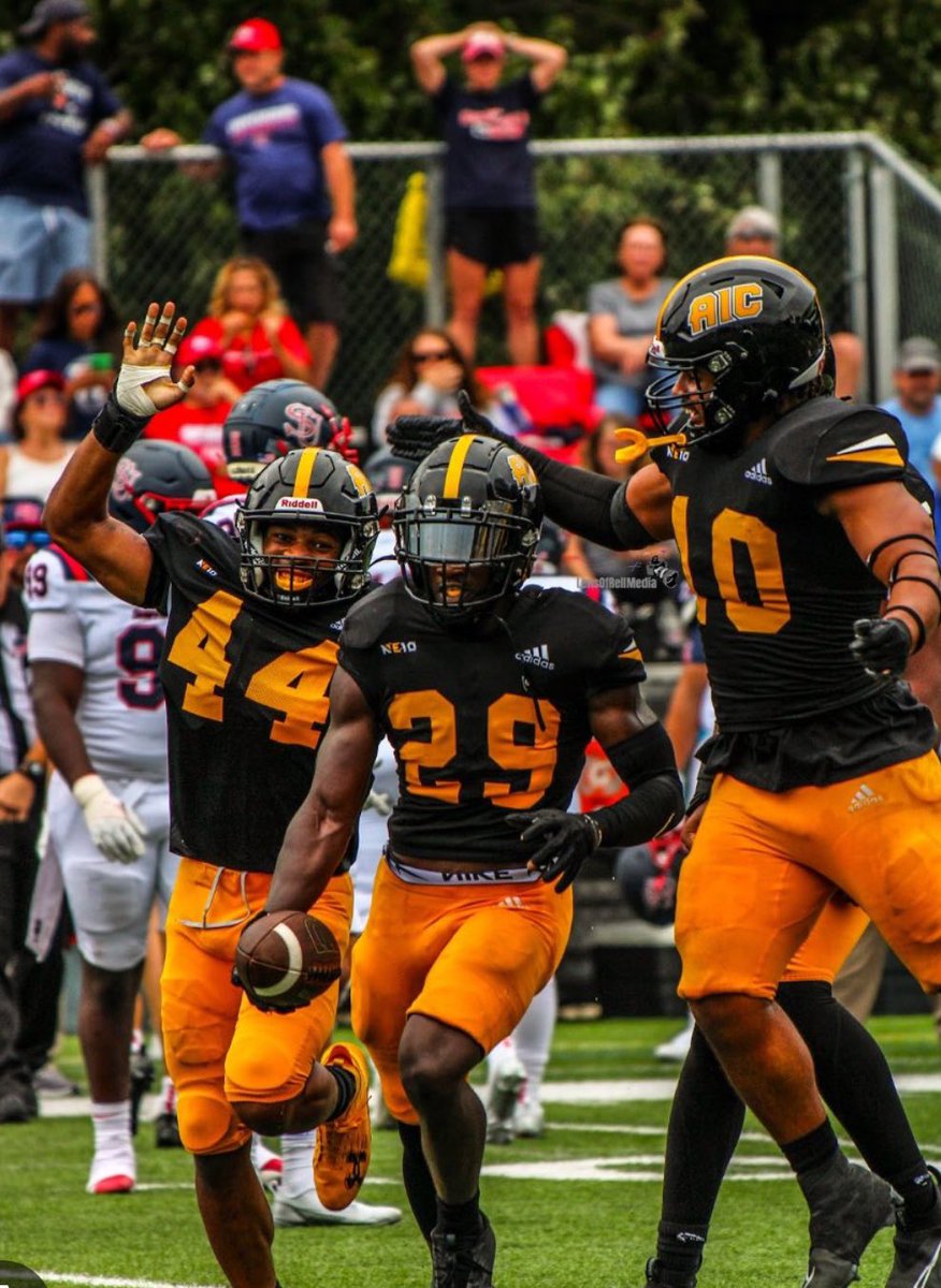 Blessed! To receive my first D2 offer from AIC! <a href="/CoachHulk54/">Coach Hulk</a> <a href="/PSAFootball_/">Coach Mook</a> #AGTG