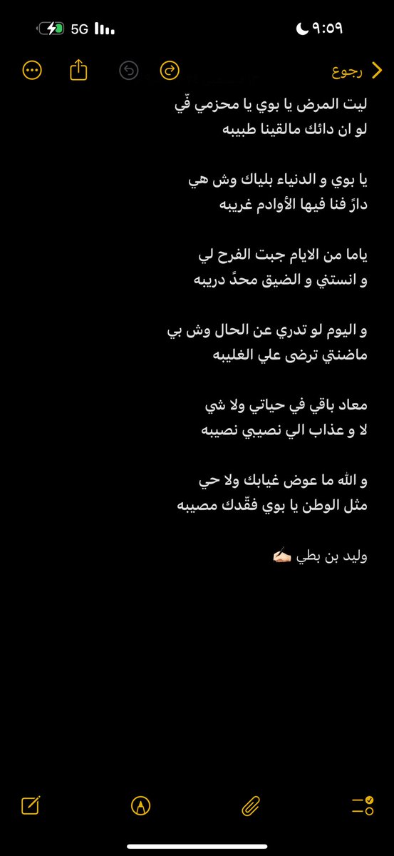 مثل الوطن يا أبوي فقدك مصيبه .