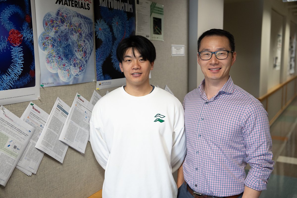 UVA Engineering (@uvaengineers) on Twitter photo UVA researchersā new polymer strategy shifts a centuries-old engineering paradigm with a molecular design that doesnāt sacrifice stretchability for stiffness.
at.virginia.edu/yyvtgk
<a href="/ScienceAdvances/">Science Advances</a> <a href="/uvachechair/">Bill Epling</a> UVA researchersā new polymer strategy shifts a centuries-old engineering paradigm with a molecular design that doesnāt sacrifice stretchability for stiffness.
at.virginia.edu/yyvtgk
<a href="/ScienceAdvances/">Science Advances</a> <a href="/uvachechair/">Bill Epling</a>