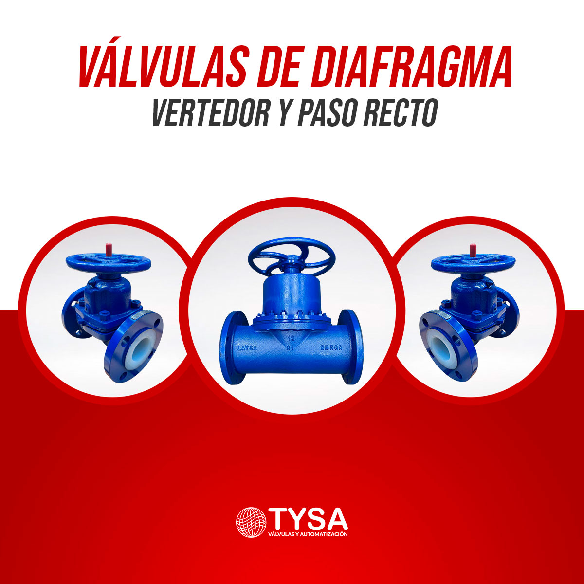 ¡Adaptabilidad a tus procesos! ✅ Nuestras #válvulas de diafragma están diseñadas para ofrecer un alto rendimiento 💪 en  condiciones exigentes como en #minería y #química 🧪 por su material de alta calidad y mínimo #mantenimiento.

Solicita informes: bit.ly/3QYaZbh