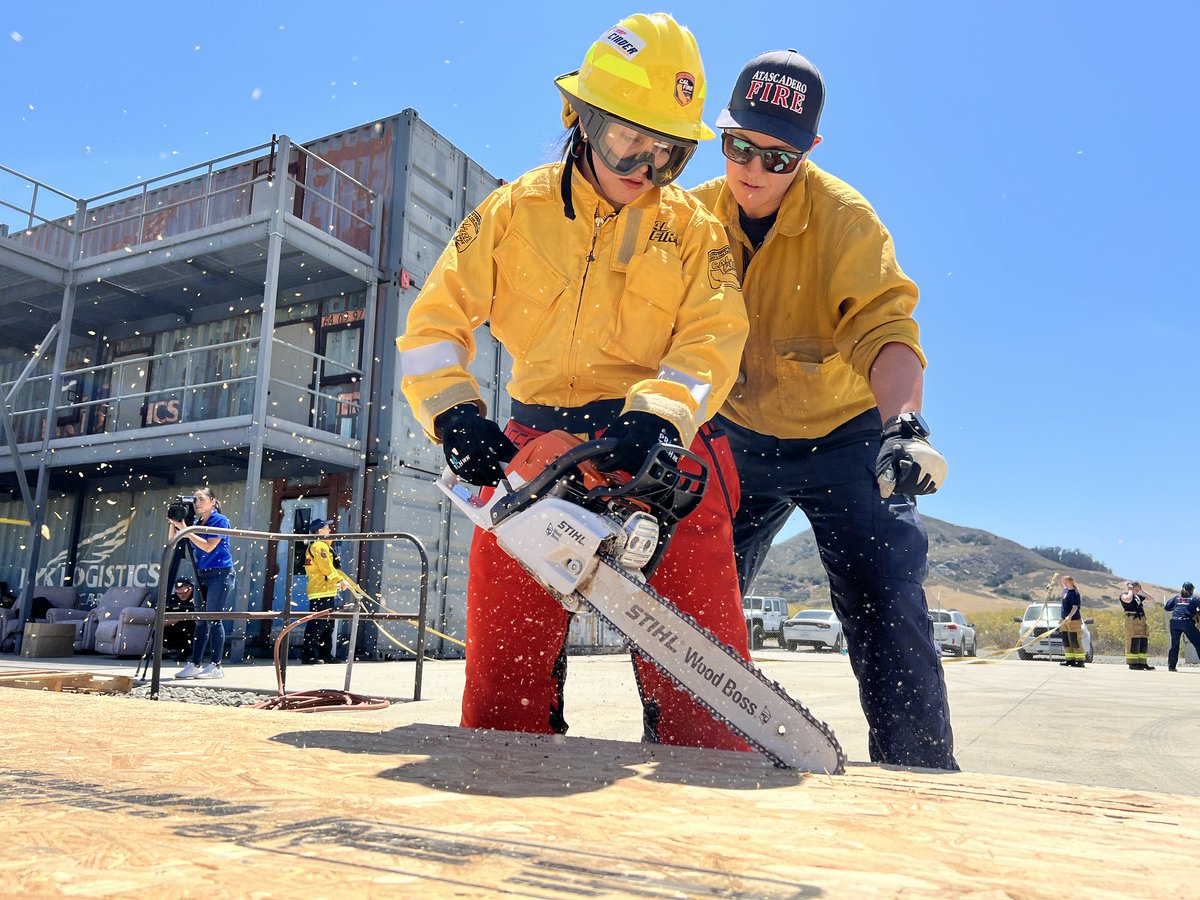 CAL_FIRE's tweet photo. Led by dedicated female firefighters, Camp Cinder offers a unique opportunity to explore a career in fire protection.
Attendees will learn rope skills, water rescues, hose movement, leadership training, and more.
Applications are due January 31, 2025—don’t miss your chance!
Visit https://t.co/33jtW7UzEU for details.
#FirefighterCamp #WomenInFirefighting