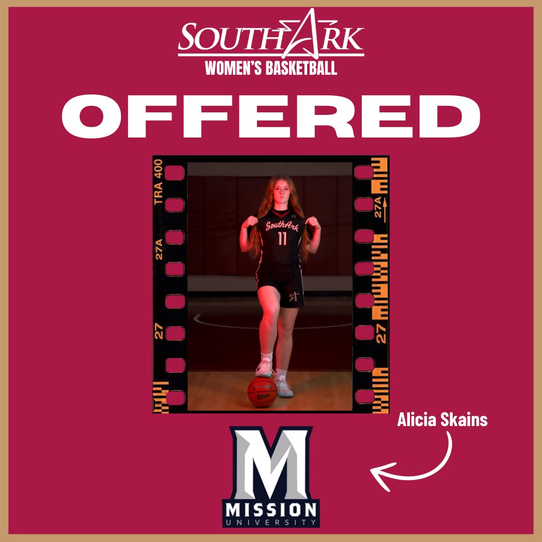Alicia Skains (@alicia_skains) on Twitter photo After a great phone call with <a href="/coachmjwallace/">Madi Johnson Wallace</a>, I am blessed to say that I have received an offer to continue playing at Mission University in Springfield, Missouri!
<a href="/coach_nateevans/">Nate Evans</a> <a href="/CoachPSouthArk/">Jon Pigott</a> <a href="/SouthArk_WBB/">SouthArk WBB</a> After a great phone call with <a href="/coachmjwallace/">Madi Johnson Wallace</a>, I am blessed to say that I have received an offer to continue playing at Mission University in Springfield, Missouri!
<a href="/coach_nateevans/">Nate Evans</a> <a href="/CoachPSouthArk/">Jon Pigott</a> <a href="/SouthArk_WBB/">SouthArk WBB</a>