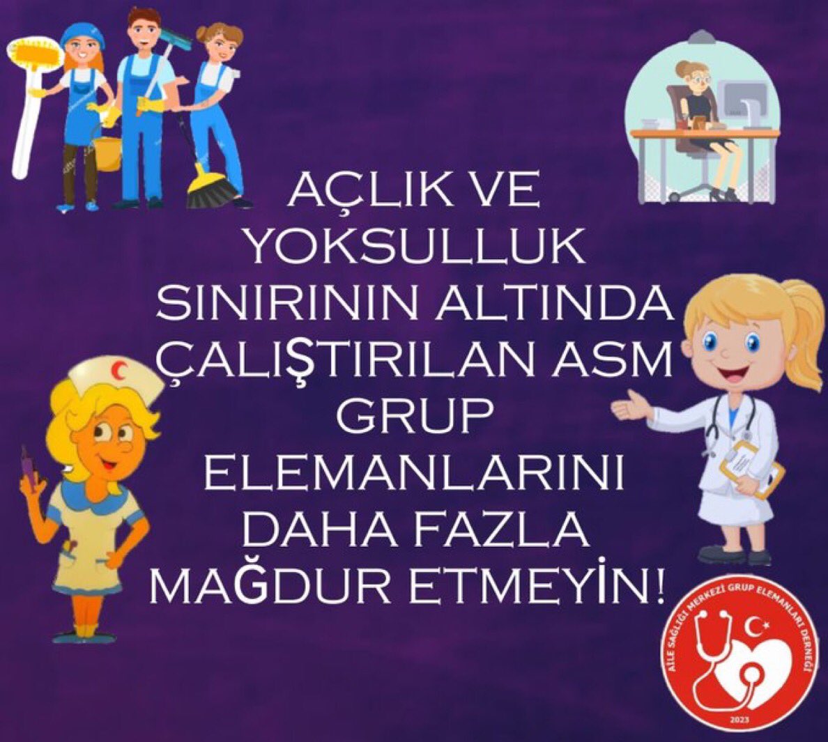 Herkesin sorumluluğu farklı görev tanımı istiyoruz 

KadroBeklerken İşsizKaldık