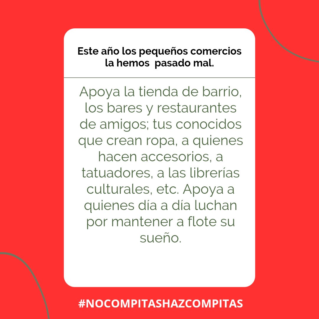 ¡NO COMPITAS HAZ COMPITAS!