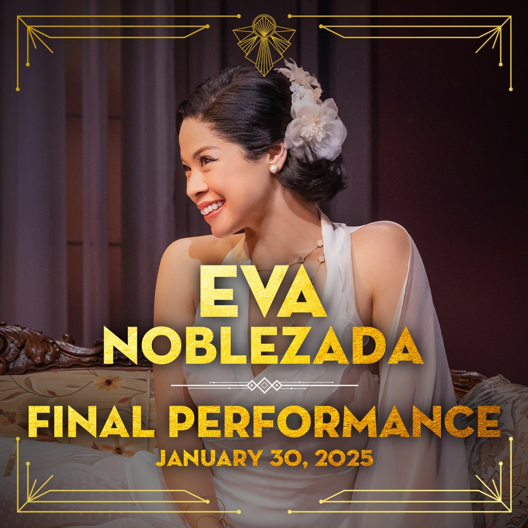 Only 6 weeks to catch our absolute rose, Eva Noblezada, in The Great Gatsby on Broadway 🥂

#BwayGatsby #EvaNoblezada #Broadway