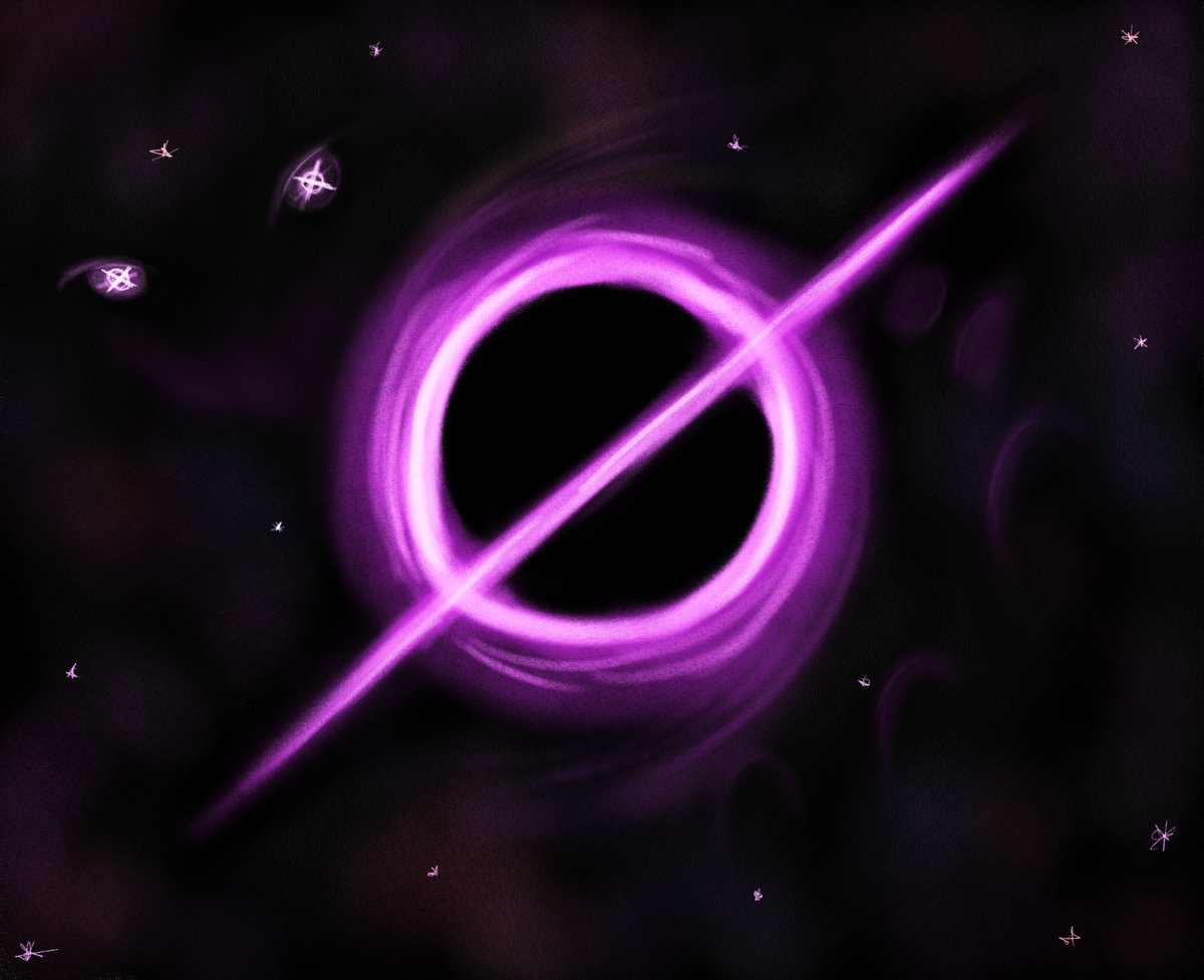 NedTris's tweet image. Black hole, gravitation 
#art  #BlackHole  #cosmos