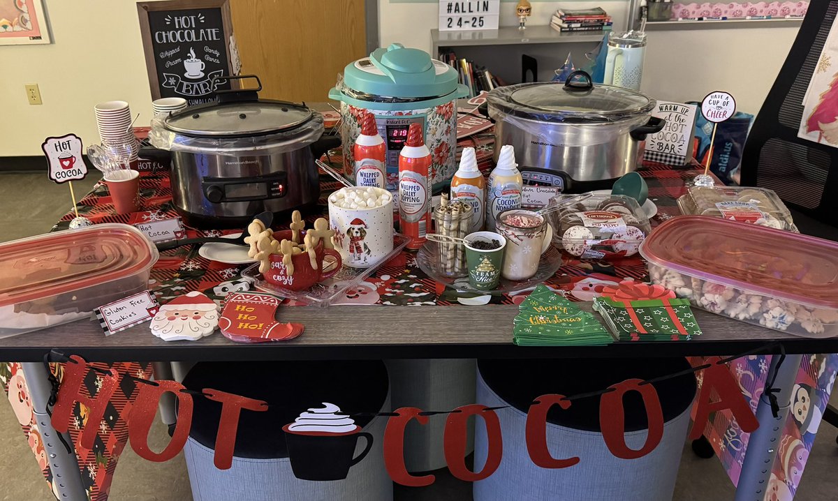 Sarah Villafane (@mrsvillafane) on Twitter photo Ms. Henry and I (with a little help from my mom ๐) loved treating the staff at CLP to a cocoa bar! <a href="/CLP_Elementary/">CullinsElementary</a> #loveCLP #allin #ILoveRockwallISD Ms. Henry and I (with a little help from my mom ๐) loved treating the staff at CLP to a cocoa bar! <a href="/CLP_Elementary/">CullinsElementary</a> #loveCLP #allin #ILoveRockwallISD