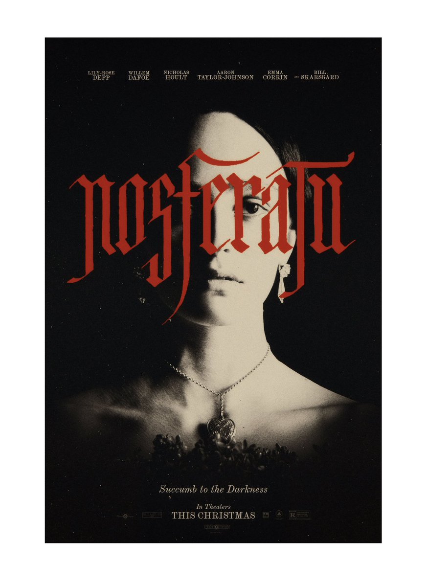 kynposters's tweet photo. Alt poster for Robert Egger’s NOSFERATU (2024) #nosferatu #rogerteggers #horror #horrorart #horrorposter #dracula #horrormovie #poster #posterdesign #posterspy https://t.co/nL9gQSpdZ6