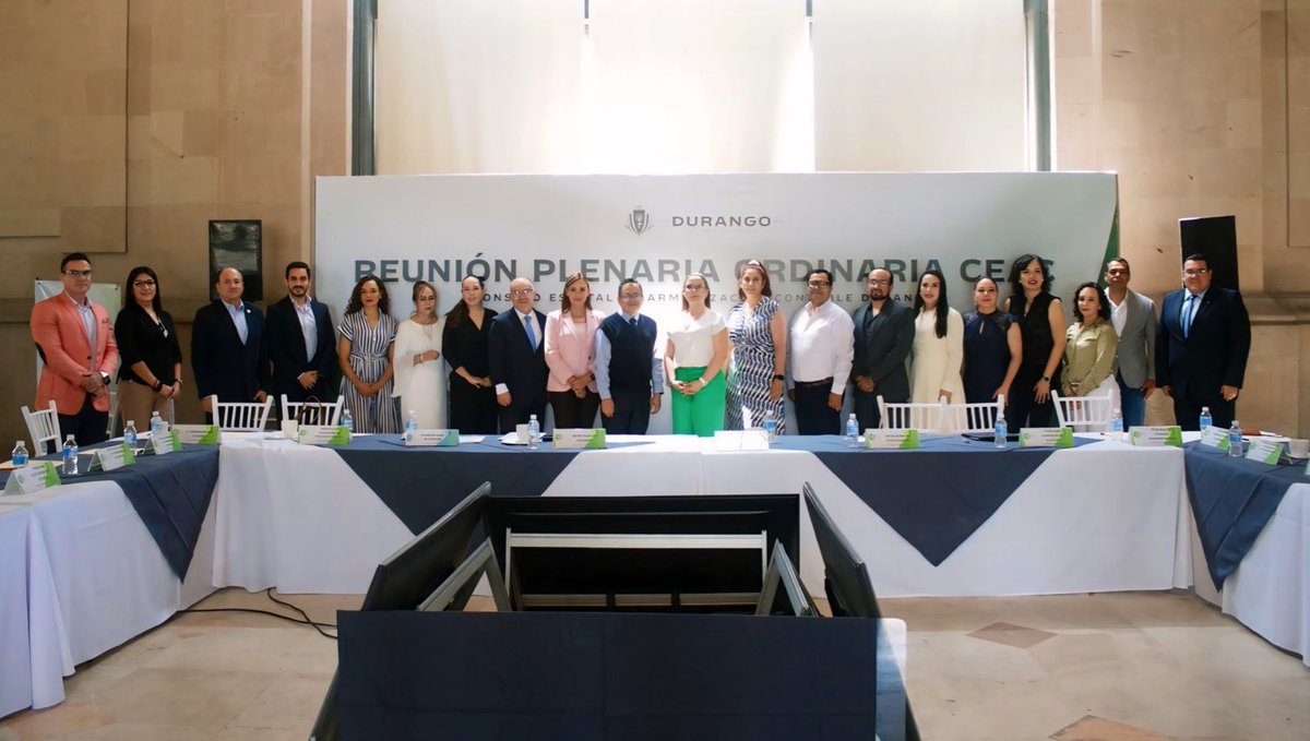 inevap_dgo's tweet image. 🟢En la 2da. Reunión Plenaria Ordinaria del Consejo Estatal de Armonización Contable del Estado de Durango #CEAC.📑
🔍Se analizó el informe de la evaluación y resultados al cumplimiento de la Armonización Contable, además se tomó protesta a los nuevos consejeros.