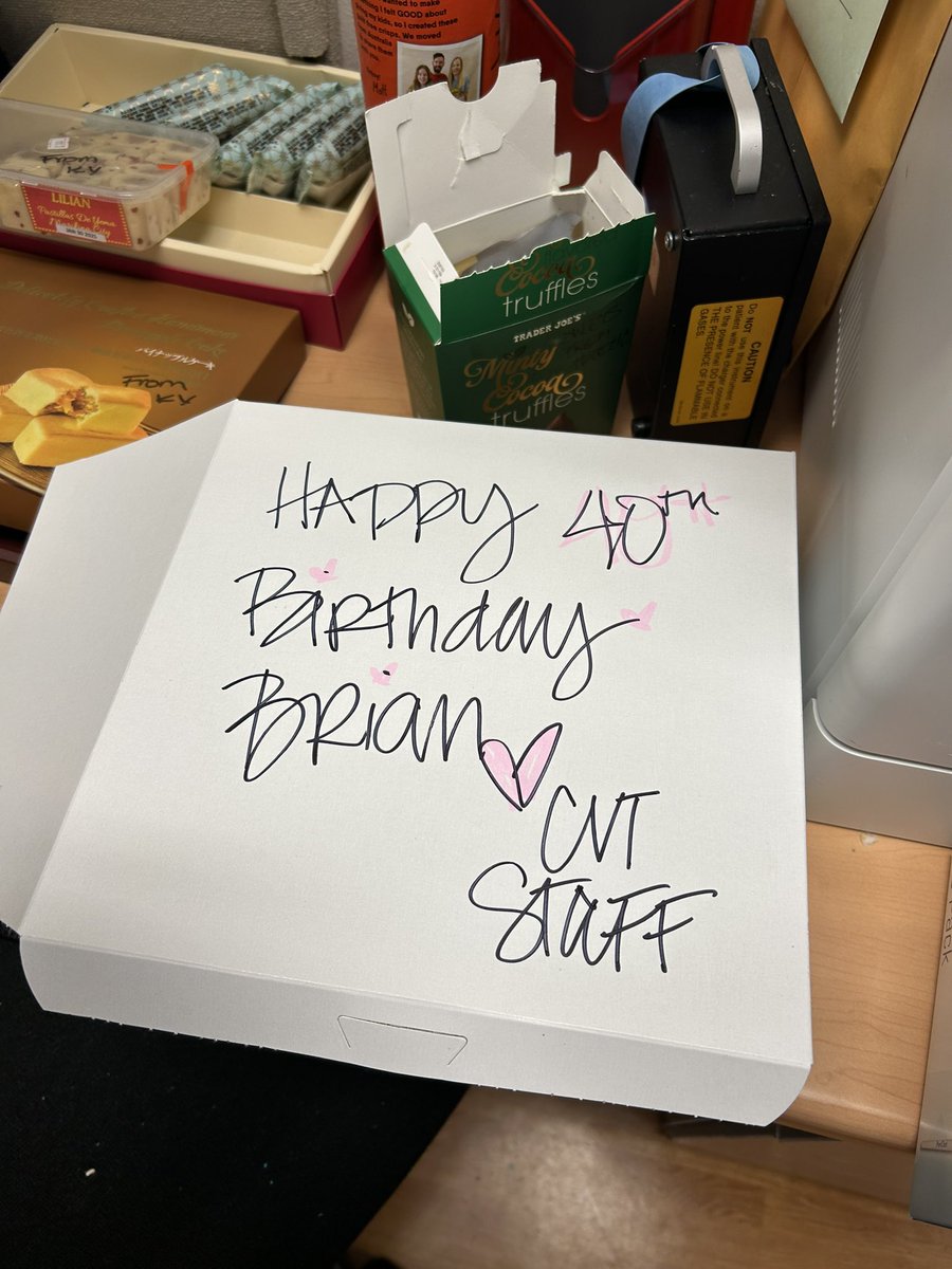 Brian M. Till (@briantillmd) on Twitter photo Just an unreal birthday week <a href="/UCSFCTSurgery/">UCSF Cardiothoracic Surgery</a>. 21 thoracic cases. Lung transplant, complex esophageal work, Pancoast tumor, sympathectomy. Robot, VATs, open. You name it. Thankful the incredible opportunities, the well wishes, and the delicious cake !! // Just an unreal birthday week <a href="/UCSFCTSurgery/">UCSF Cardiothoracic Surgery</a>. 21 thoracic cases. Lung transplant, complex esophageal work, Pancoast tumor, sympathectomy. Robot, VATs, open. You name it. Thankful the incredible opportunities, the well wishes, and the delicious cake !! //