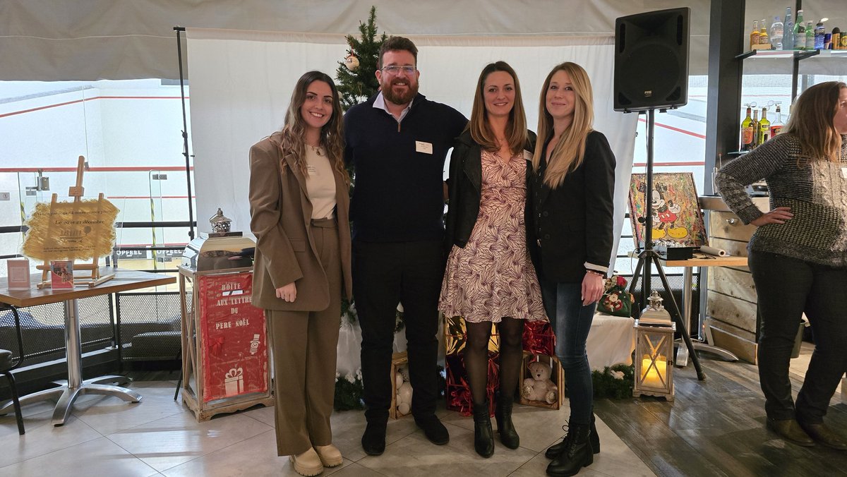 Tribuca's tweet image. Le très joyeux Noël de @TelecomValley à @antibes_jlp, les festivités de l'avent sont officiellement lancées par @HoltzerJulien @pascal_flamand @pservetti @ShakaTech @Webelse