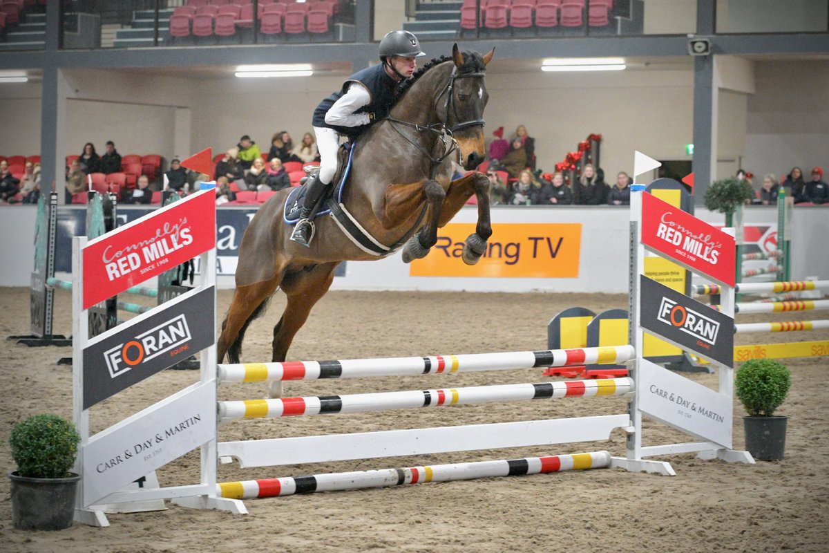 fitzgeraldalice's tweet image. Proud of Loaded (Kodiac ex Fikrah) jumping a superb clear round under Champion Jockey (and top-class showjumper) @oismurphy on his first appearance at the @TreoEileRIR Christmas Show, having only recently started jumping🤩

4 wins from 44 starts on the flat in GB, Ireland &amp;amp; Hong…