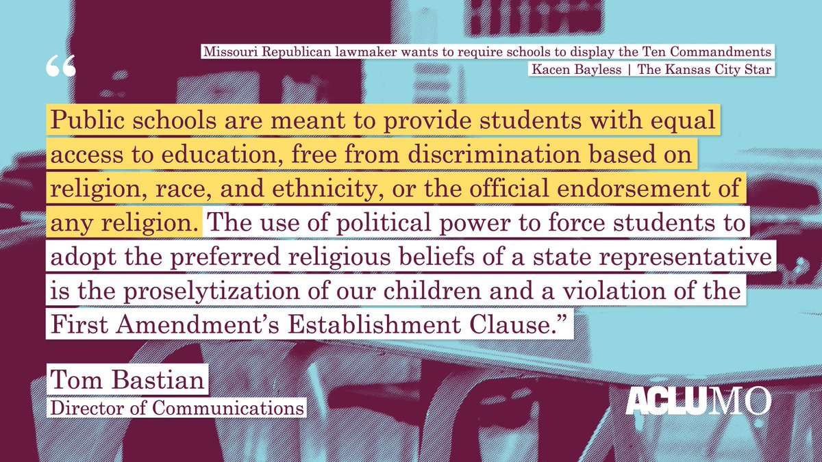 Forcing public schools to display the Ten Commandments is a waste of public resources and a clear violation of the 1st Amendment's Establishment Clause.