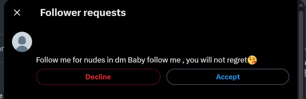 BridgeToWisdom's tweet image. I did not choose to check on my follower requests to get a request from a robot. When will such bots and such owners of bots perish?