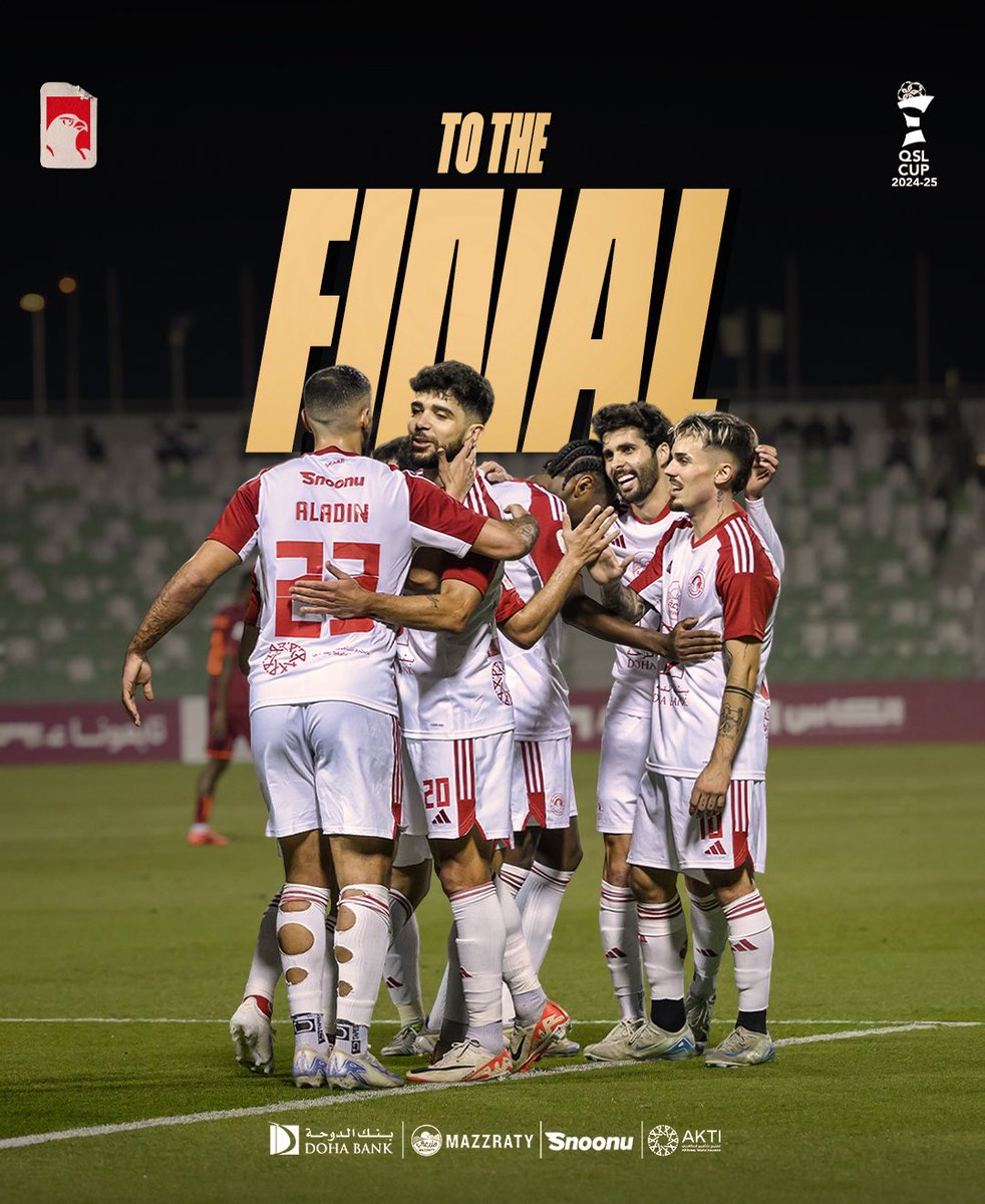 إلى نهائي #كأس_QSL 🦅🔴⚪️

#العربي