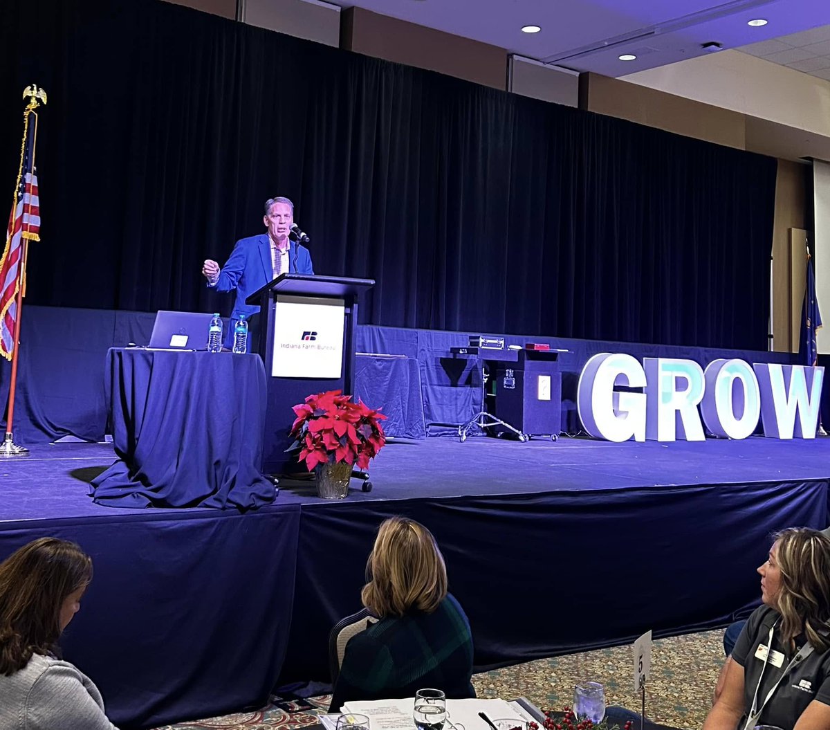 Had a great time at <a href="/INFarmBureau/">Indiana Farm Bureau</a>'s annual convention last night. 

Indiana Farm Bureau is an invaluable partner and an exceptional voice for Indiana's 94,000 farmers. Thanks for having me!