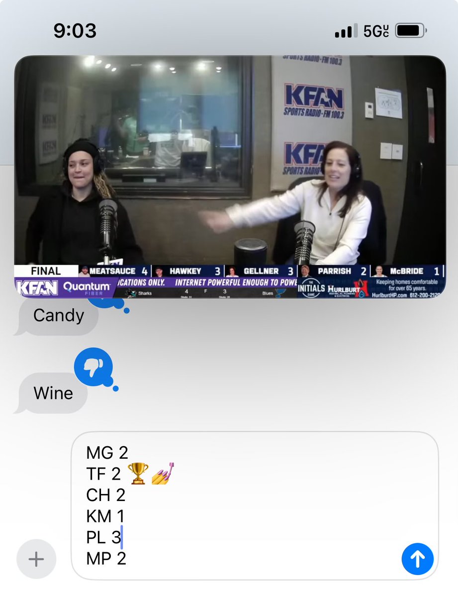 tfields18's tweet photo. @InitialsGame @PowerTripKFAN @minnesotalynx #HonestInitialsScore - congrats Sauce. https://t.co/BMBw6yrDsA